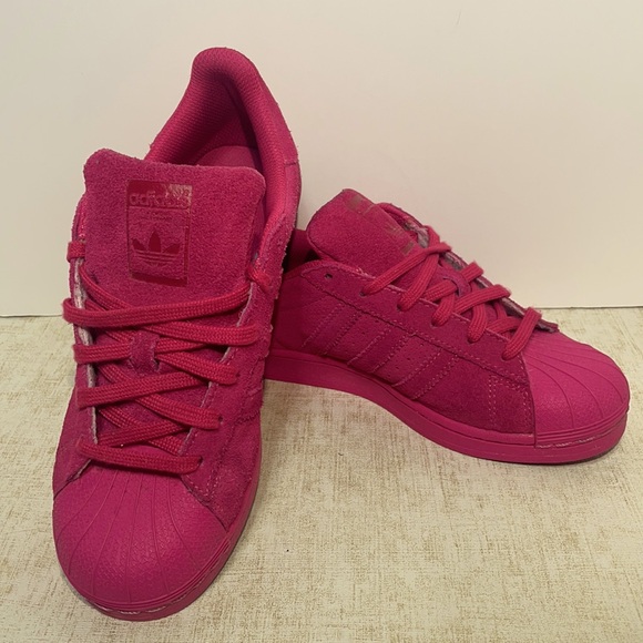 Adidas Pink Superstar Shoes (Womens Size 5) - Picture 1 of 9